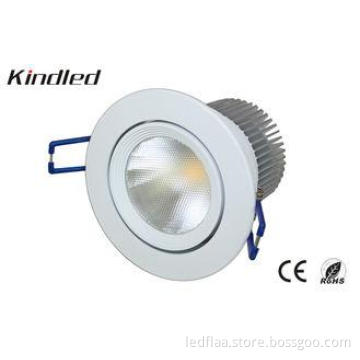 White Sharp Cob 240 Volt LED Ceiling Downlight , Office Dec